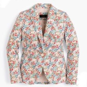 NWOT J. Crew Campbell Blazer Floral, Sz 0